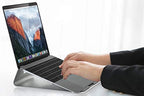 Mount-It! Tilted Laptop Riser for MacBook and iPad Pro - Ergonomic Laptop and Tablet Wedge - Notebook Cooling Stand for MacBook Pro, Chromebook, iPad Pro, Drawing Tablets with 11"-15" Screens - Image 4
