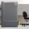 Quartet Workstation Privacy Screen, 36" x 48", For Cubicle or Office, Adjustable Height, Sliding, Sturdy Aluminum Frame, Includes Attachable Whiteboard (WPS1000) by Quartet