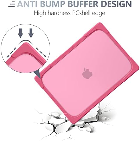 Batianda Heavy Duty Case for MacBook Air 13 Inch 2018-2020, Pink - Image 5