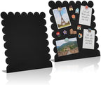 Gueevin 2 Pcs Magnet Board Magnetic Display Stand for Table, Black, Small by Gueevin
