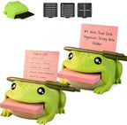 Note Toad Desk Organizer Sticky Note Holder, Frog with 3 Writing Guides by Unknown