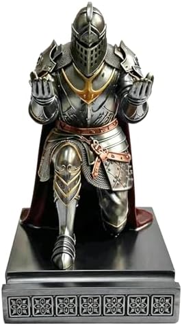 Knight Pen Holder Desk Organizer Office Decor Letter Opener for Desk Iron - Image 2