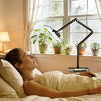 Houele Tablet Floor Stand with Page Turner, iPad Floor Stand with Tray - Image 5