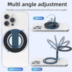 RESPECTED-BRO-Magnetic-Phone-Ring-Holder with Dual Rings, Compatible with iPhone 17/16/15/14/13/12, Multifunctional Stand for Desk,Office,Gym,Kitchen & All Metal Surfaces, Finger Loop Grip (Dark Blue) - Image 5