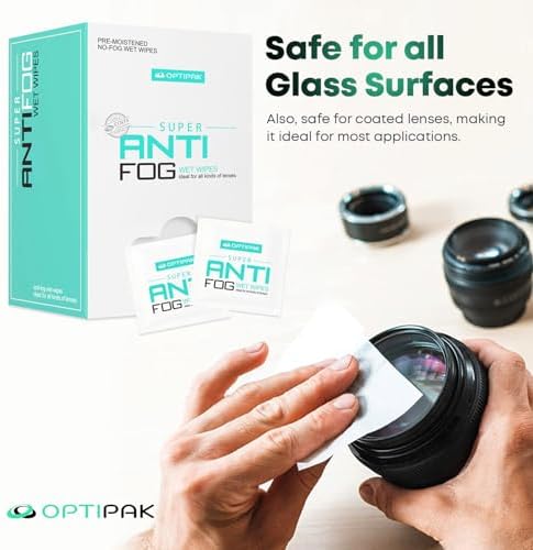 Anti Fog Wipes for Glasses, Binoculars, Face Shields, Ski Masks or Swim Goggles | Pre-Moistened Cleaning Antifog Lens Wipes for Eyeglasses and Defogger for Glasses (350 Count) - Image 6