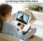 elitehood Adjustable iPad Pillow Stand for Lap, Soft Cushion Lap Beanbag - Image 2