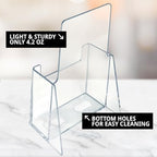 Azar Displays 252012-100PK Acrylic Trifold Brochure Holder Plastic Counter top Organizer 100-Pack, Clear - Image 3