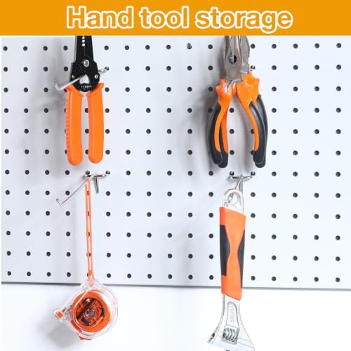 Funrous 100 Pack Hooks for Pegboard Stainless Steel Garage, 8 Inch - Image 7