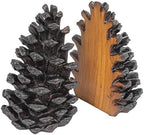 Creative Co-Op Pinecone Shaped Resin Bookends (Set of 2 Pieces) by Unknown