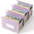 EcoStash Wheat Straw Hanging File Folders,7-Pocket Accordion Organizer by EcoStash