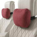 2 PCS Car Pillow for Driving Seat Soft Suede Headrest Neck & Lumbar Support by GoodpillowBetterdriver