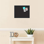 PinPix 19x15 inch Cork Bulletin Board. This Decorative Framed Pin Board Comes with Diamond Pattern in Black Design and Satin Black. Ideal for Home, Office Decor or School (PinPix-120) - Image 3