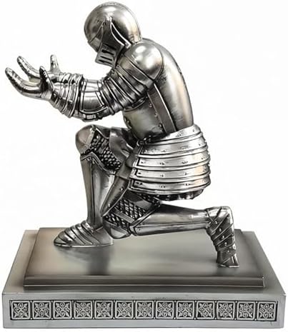 Knight Pen Holder Pen Stand Desk Organizer and Accessories Silver - Image 3