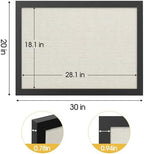 AKTOP 2-Pack Cork Bulletin Board with Linen 20" X 30", Vintage Black - Image 7