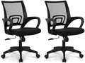 NEO CHAIR Office Computer Ergonomic Mid-Back Mesh Desk Chair, Black 2pack by NEOCHAIR