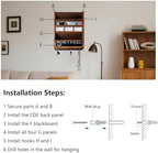 Rustic wall mail organizer,Key and Mail File Holder for Wall Mount - Image 7