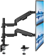 PEGZONE Dual Monitor Stand for 17-32 Inch Screens, Gas Spring Arms by Pegzone