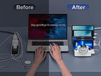 Charging Station for Multiple Devices, 6 Port 50W Fast Multi Charger Station Charging Dock with 6 Mixed Charging Cables for iPhone, iPad, Kindle, Tablet, Cellphone and Others - Image 5