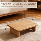 Solid Wood Under Desk Footrest Foot Rest for Under DEST at Work Ergonomic Foot Stool Improves Posture and Circulation, Chair Footrest for Leg Rests 350lbs Capacity for Home Office - Image 3