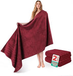 American Soft Linen 100% Cotton Luxury Turkish Towels, 2PC 35x70 Bath Sheet by AmericanSoftLinen