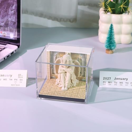 3D Weekly Calendar 2027 Creative Weekly Calendar tear away calendar K - Image 3