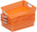 Soddeph A4 Paper Tray with Grip Handles, Plastic Book Basket by Soddeph