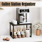 MARTY Countertop Organizer,17.1"x12.4", Cabinet Organizer Microwave Stand - Image 4