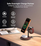 XooFly 3 in 1 Magnetic Wireless Charging Station for Apple Devices,15W - Image 6