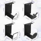 HC128 Headphone Holder Hanger for Desk, Include Adhesive Strips, Universal Headset Stand for PS4/PS5/Xbox/PC/Mac/Headphones Game Controller Hanger (Including 4 Types) - Image 2