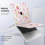 May Chen for 2026 MacBook Pro 14-inch M5 M4 M3 M2 M1 Pro/Max Chip, Release 2026 2025-2021, Model A3427 A3426 A3434 A3112 A3401 A3185, Plastic Hard Shell with Keyboard Cover, Strawberry Bow - Image 6