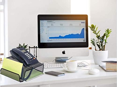 1InTheOffice Telephone Stand Desktop, Mesh - Image 7