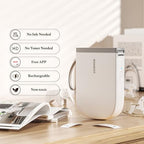 NIIMBOT D11 Upgraded Version 300 DPI Label Maker with 3 Tapes, White - Image 4