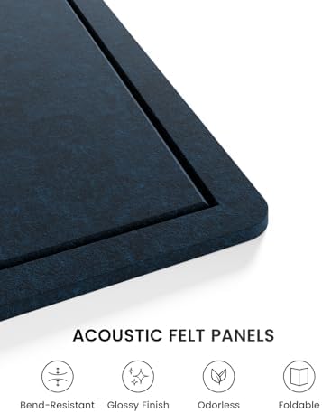 Fluxynara 47.2" x 35.4" Large Bulletin Board, Carbon Blue - Image 3