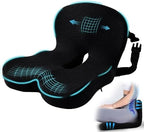 Seat Cushion with Lumbar Support Pillow, Back and Seat Cushion for Office by MosxoedEnjoyLife