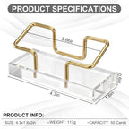 Novabright 6 Pack Acrylic Business Card Holder for Desk - Image 3