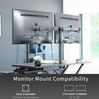 VIVO Black 36 in Standing Desk Converter with Monitor Stand, DESK-V036K-M2 - Image 5