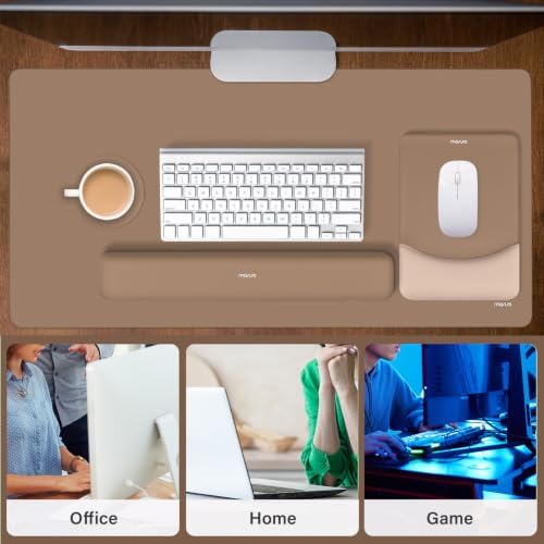 MOSISO Keyboard Mouse Pad Set, Large Gaming Mouse Pad&Keyboard Wrist Rest - Image 6