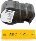 Brady Authentic(M5C-1500-595-YL-BK) All-Weather Vinyl Labels 1.5 in W x 25ft Black on Yellow. for use with BMP51, M510, and M511 Label Printers. by BradyCorp