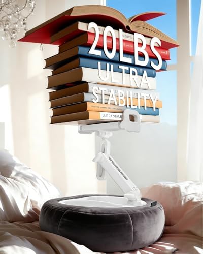 Miledi Tablet Pillow Stand for Bed with Detachable Snack Bowl, Black - Image 6