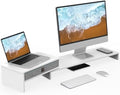 Fenge Monitor Stand with Fabric Drawer, Adjustable Length and Angle by Fenge