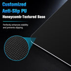 Glass Gaming Mouse Pad, 5.0 Nano Etched Surface, Custom PU Non Slip Base, Esports Level Speed & Precision, Tempered Glass, Waterproof & Durable, 490mm*420mm Large Size for FPS Gaming (World Cup 2026) - Image 4