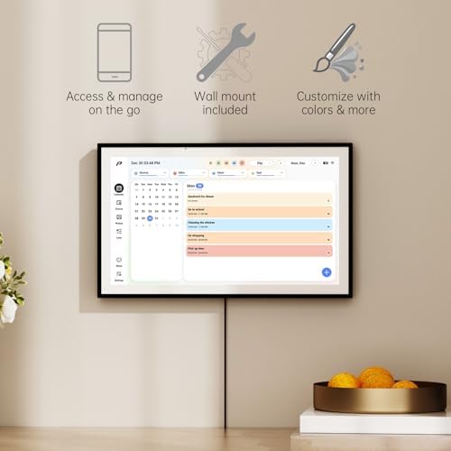Pronext Digital Calendar, 15.6" Wall Planner & Chore Chart, Event Planner - Image 4