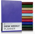 Gallery Leather Desk Weekly Planner 2026-2027 Caribbean Hibiscus by GalleryLeather