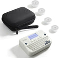 SUPVAN E12 Keyboard & Bluetooth Label Maker with 4 Tapes & Case, White by SUPVAN
