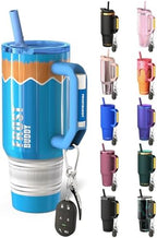 Frost Buddy Thicc Buddy 40oz Tumbler - Spill-Proof Flip Lid (Blue Pencil) by FrostBuddy