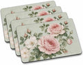 Pimpernel Antique Roses Placemats - Beige, Set of 4 by Pimpernel