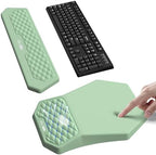 Ergonomic Mouse Pad with Wrist Rest & Keyboard Wrist Rest Support Set by abcmat
