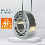 Green Zip Ties 8 inch (5000 Pack), 45lb Tensile Strength, Cable Ties for Indoor and Outdoor Use, UV and Cold Resistant Wire Ties for Home, Garden, Fencing, Glufirm - Image 3