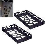 Under Desk Cable Management Tray Compatible with Flexispot E1/E1-PRO/E5/E7 Electric Standing Desk, Cable Organizer Holder for Easy Snap-On, 2-Pack (Black,for E1) by Unknown