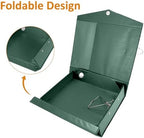 HUA JIE 6 Pack A4 Storage File Boxes Plastic Archives Cases with Clip,Green - Image 5